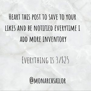 Like this post to be notified when I add new items